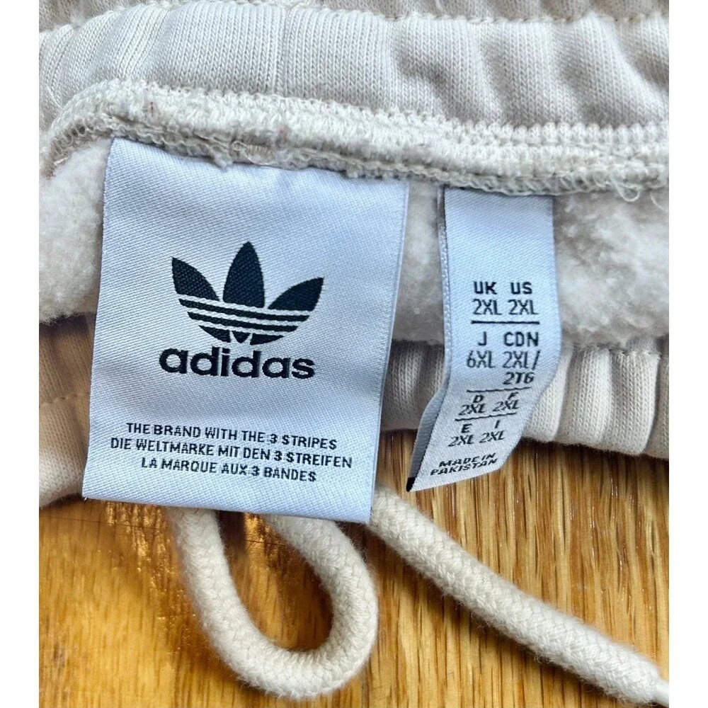 Adidas Men’s Trefoil Essentials Crewneck Sweatshirt Sweatpants Jumpsuit Set